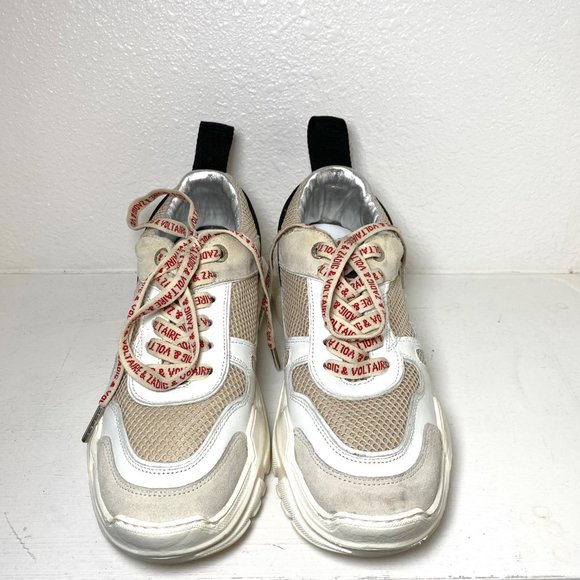 NEW Zadig & Voltaire Future Platform Chunky Sneakers 40 - Picture 4 of 7